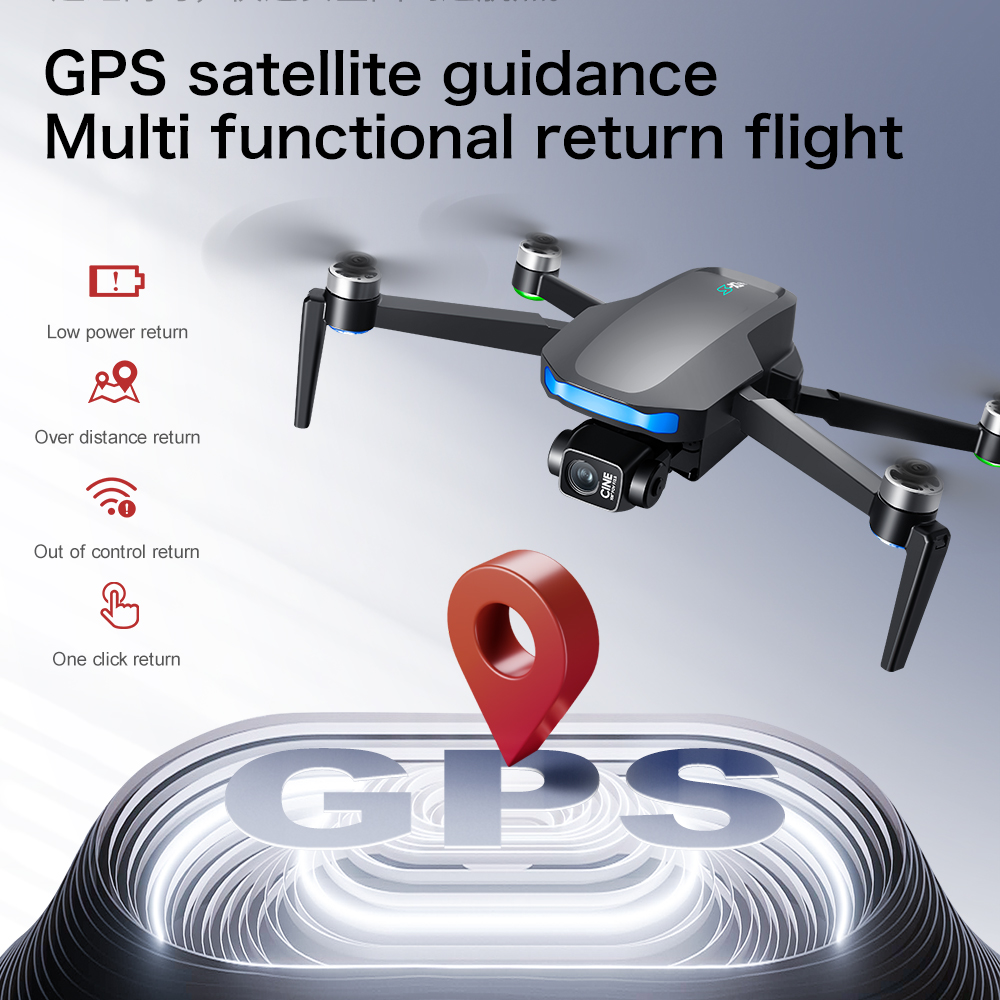 Новый дрон S-X1 MAX с GPS, 8K, – обзор и цена Drone Gimbal 3 Axis